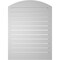 Ekena Millwork Arch Top Surface Mount PVC Gable Vent w/ 2"W x 2"P Brickmould Sill Frame, 28"W x 36"H GVPAR28X3603SN - alternate 4
